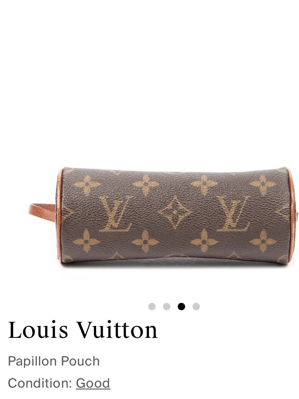 Louis Vuitton Brown Monogram Mini Papillon Shoulder Pouch - Picture 2 of 3
